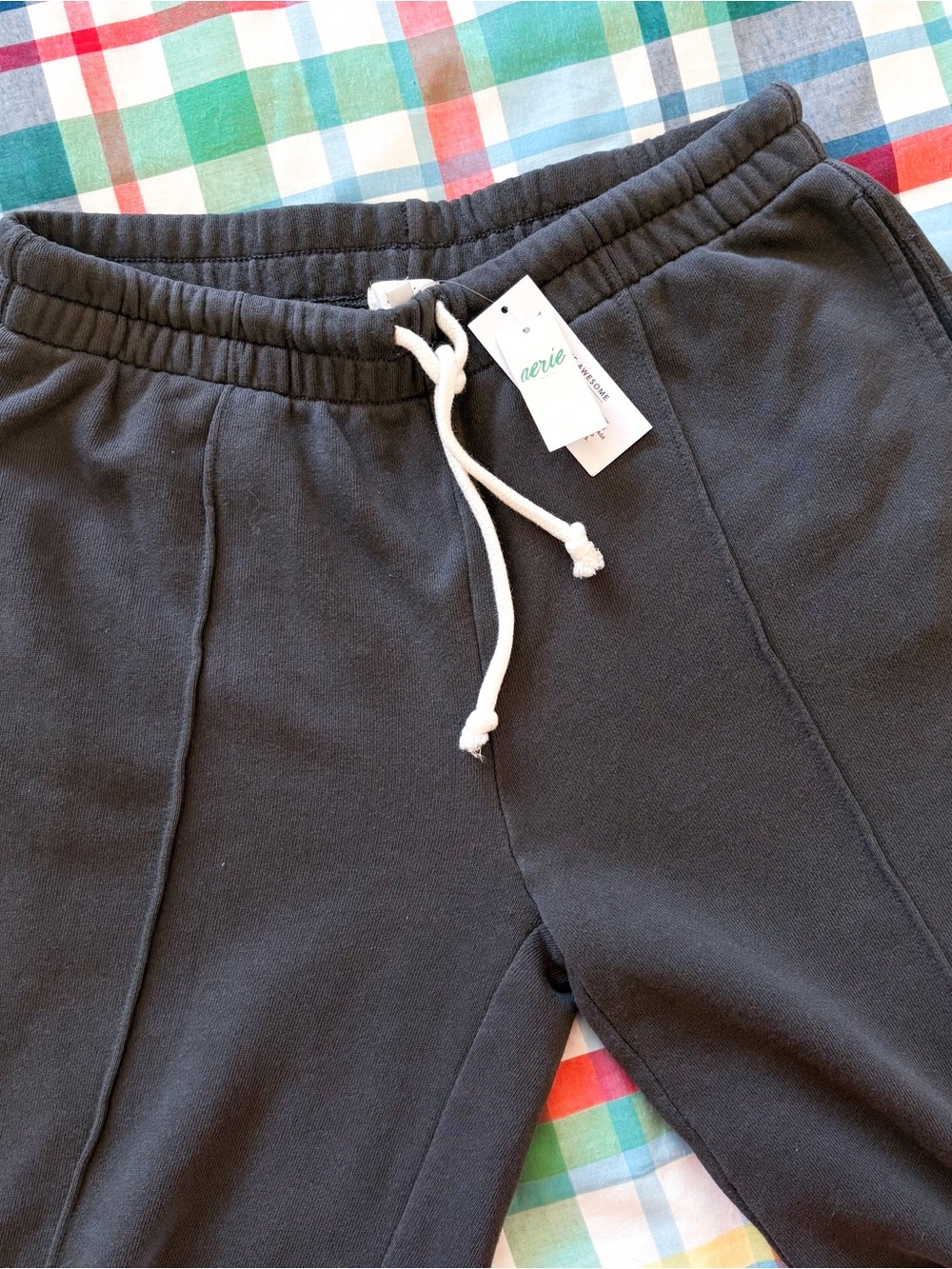 dark gray aerie american eagle sweatpants - size small - Picture 2 of 3